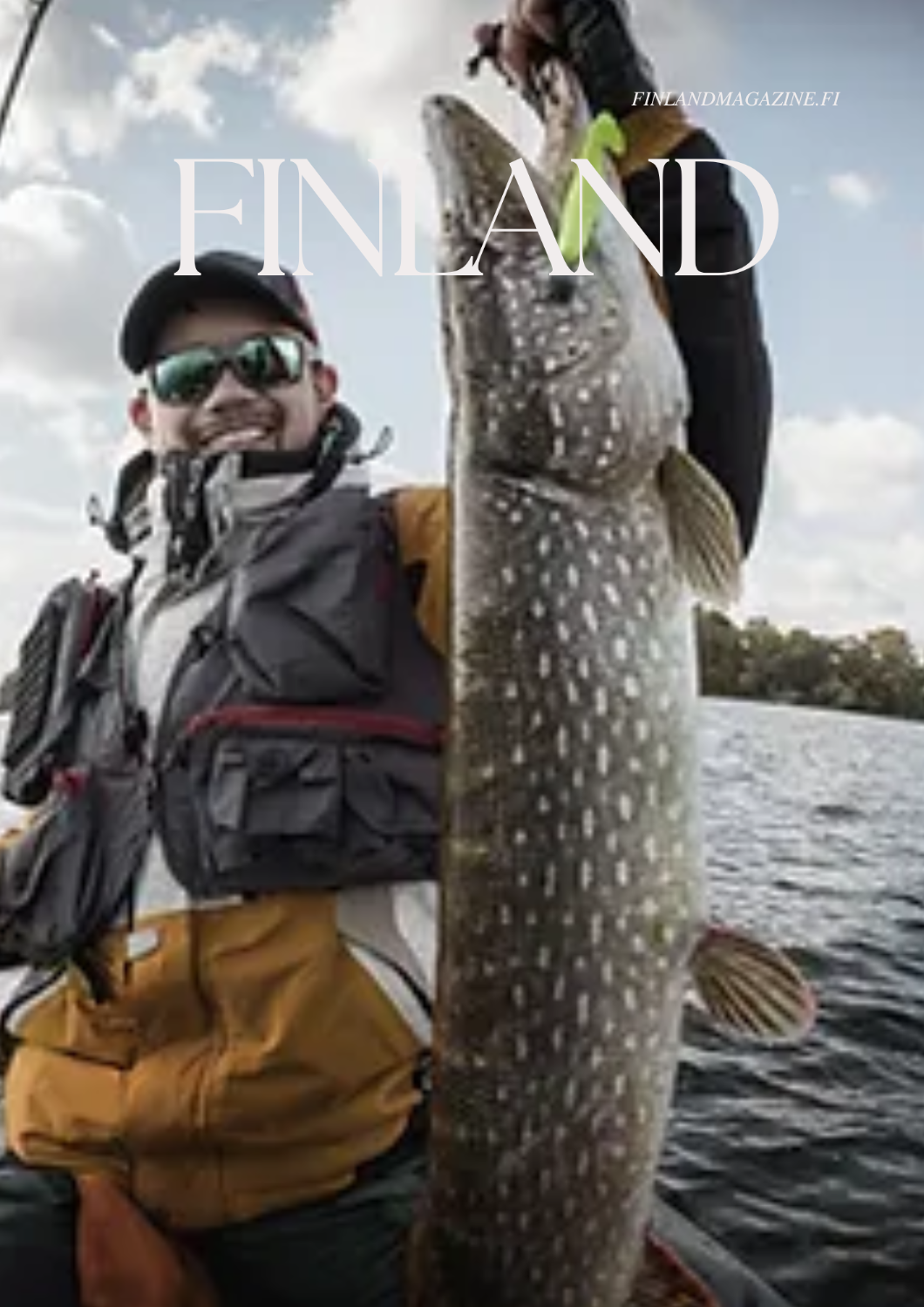 Fishing for northern pike on wilderness lakes