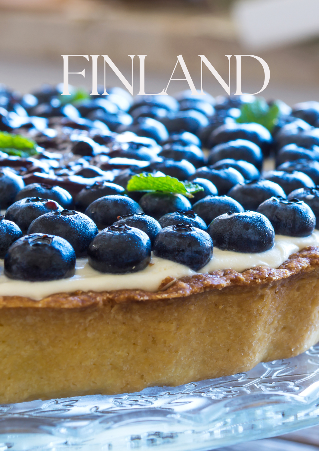 Finnish Bilberry pie