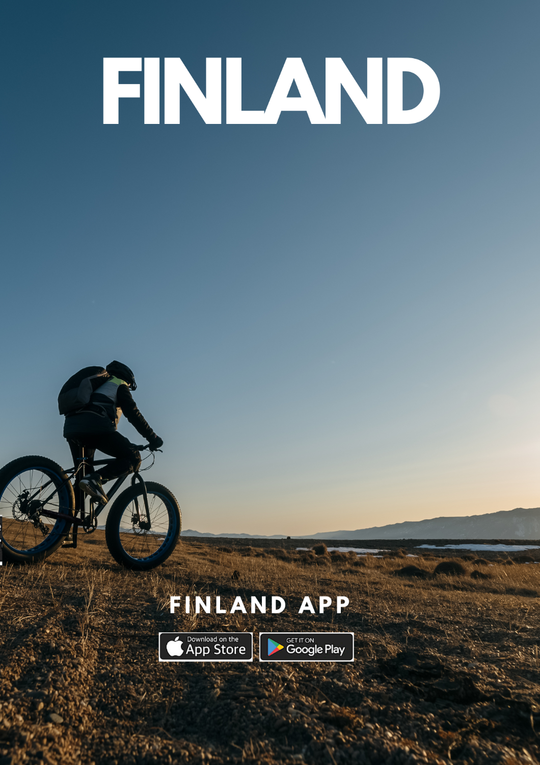 Fatbike cycling in Finnish Lapland