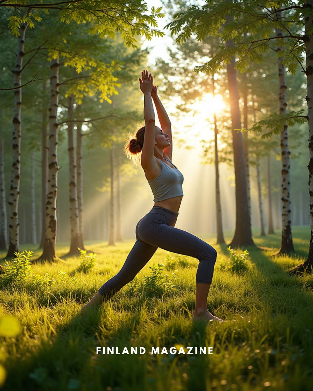 Summer Morning Yoga Moment
