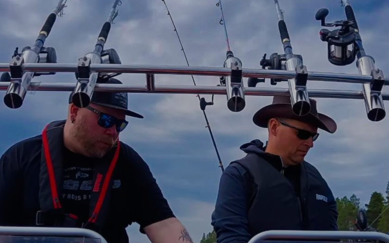Summer and in Autumn fishing in Lapland