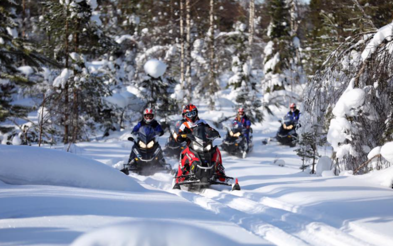 Snowmobiling-Kainuu